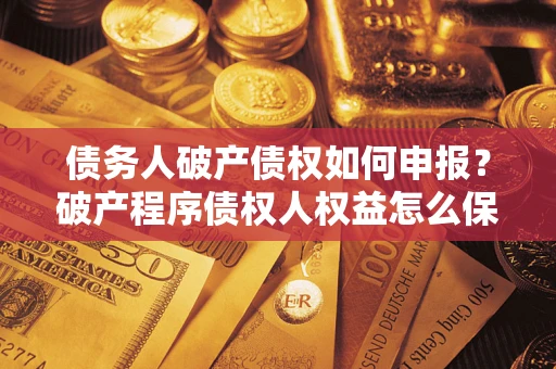武汉债务人破产债权如何申报？破产程序债权人权益怎么保障？