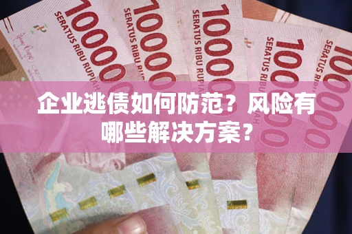 武汉企业逃债如何防范？风险有哪些解决方案？