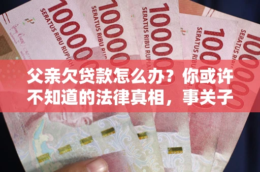 武汉父亲欠贷款怎么办？你或许不知道的法律真相，事关子女未来