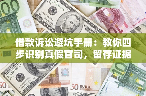 武汉借款诉讼避坑手册：教你四步识别真假官司，留存证据不踩雷