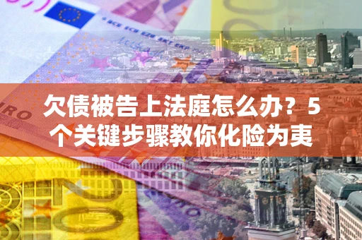武汉欠债被告上法庭怎么办？5个关键步骤教你化险为夷