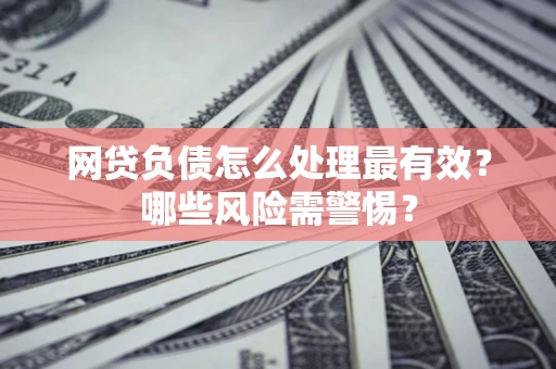 武汉网贷负债怎么处理最有效？哪些风险需警惕？